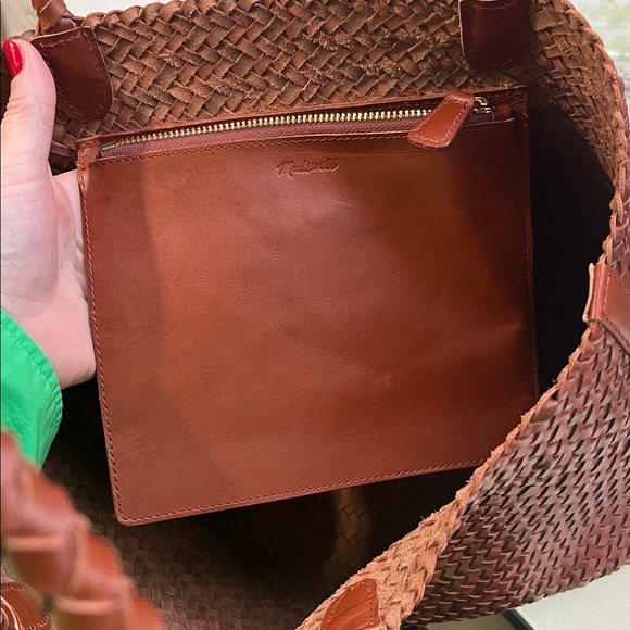 Madewell Handwoven Leather Tote - Picture 7 of 8